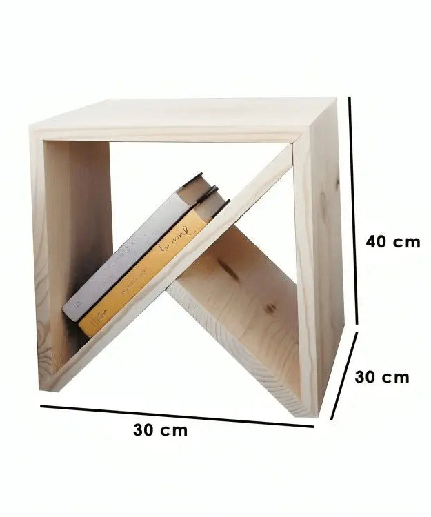 ترابيزة جانبية خشب موسكي 30*30*40 سم - ROD98 - Homix