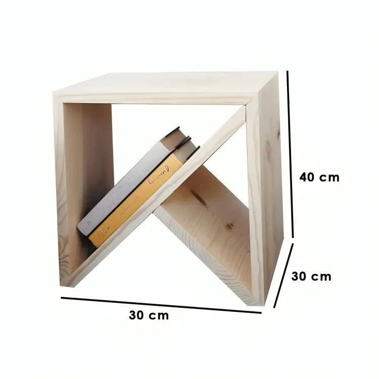 ترابيزة جانبية خشب موسكي 30*30*40 سم - ROD98 - Homix