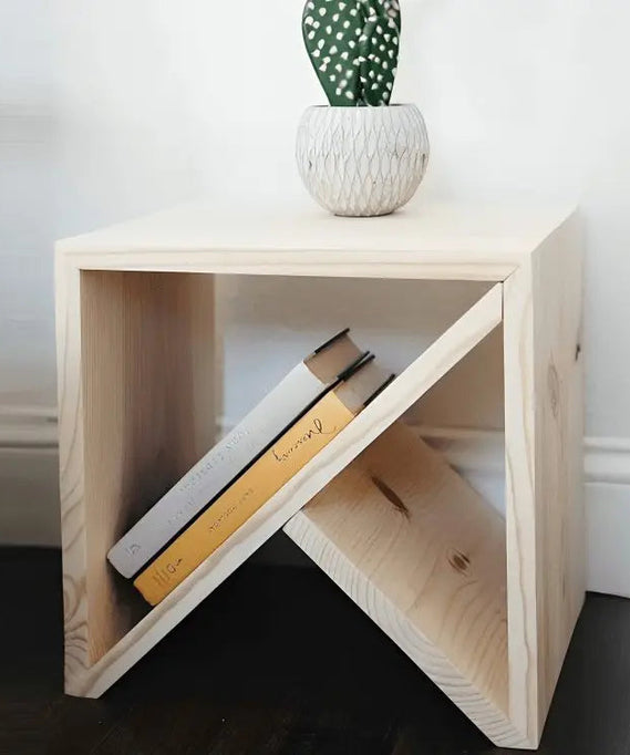 ترابيزة جانبية خشب موسكي 30*30*40 سم - ROD98 - Homix