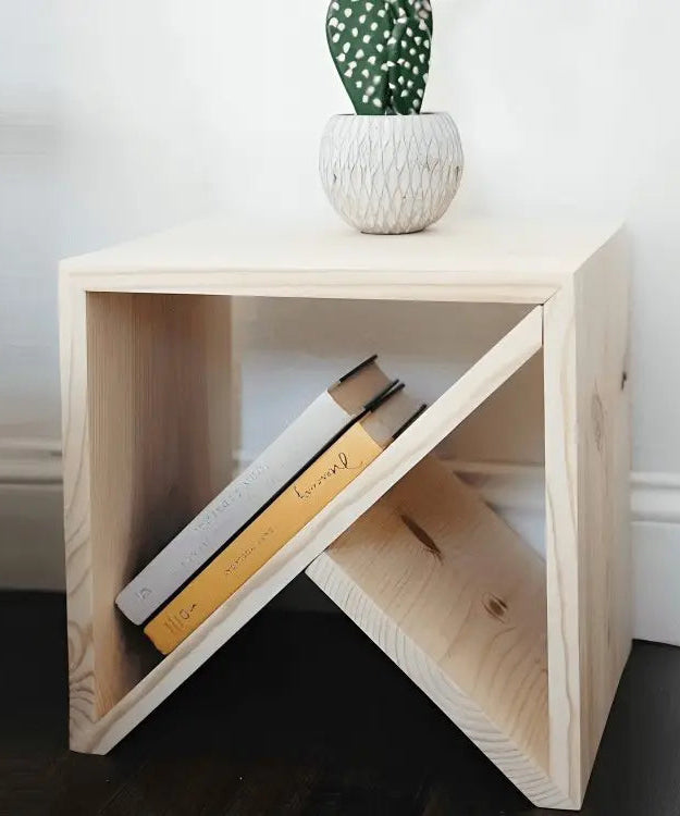 ترابيزة جانبية خشب موسكي 30*30*40 سم - ROD98 - Homix