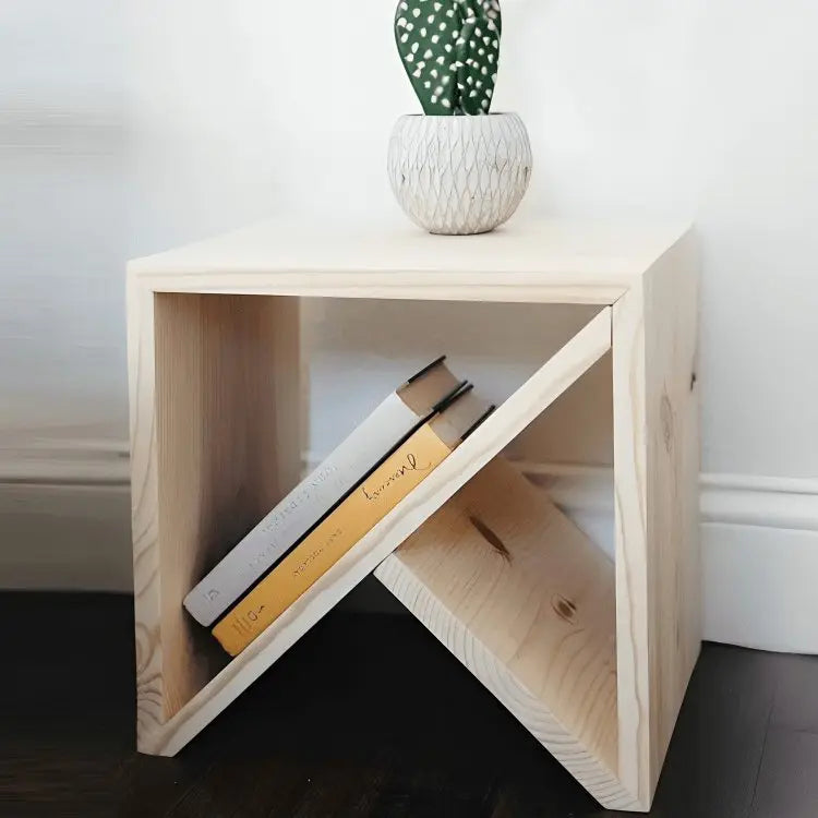 ترابيزة جانبية خشب موسكي 30*30*40 سم - ROD98 - Homix