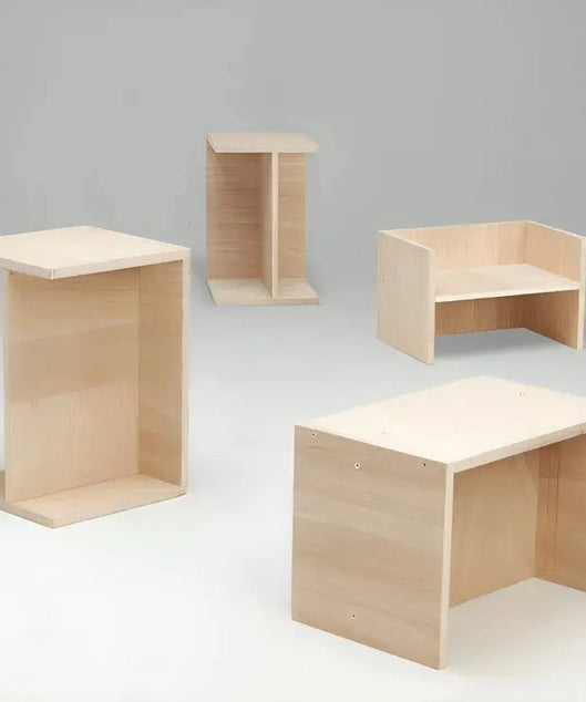 ترابيزة جانبية خشب كونتر 30*30*45 سم - ROD106 - Homix