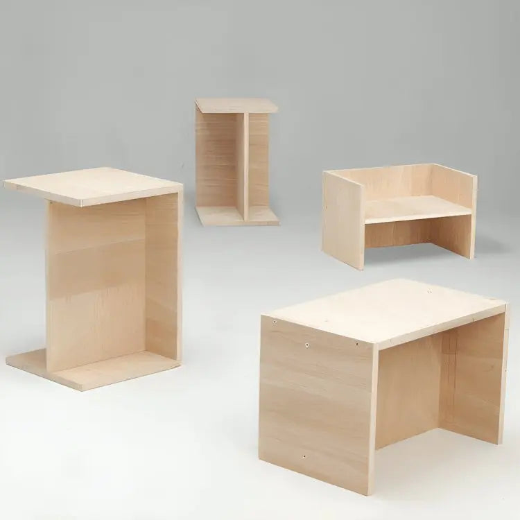 ترابيزة جانبية خشب كونتر 30*30*45 سم - ROD106 - Homix