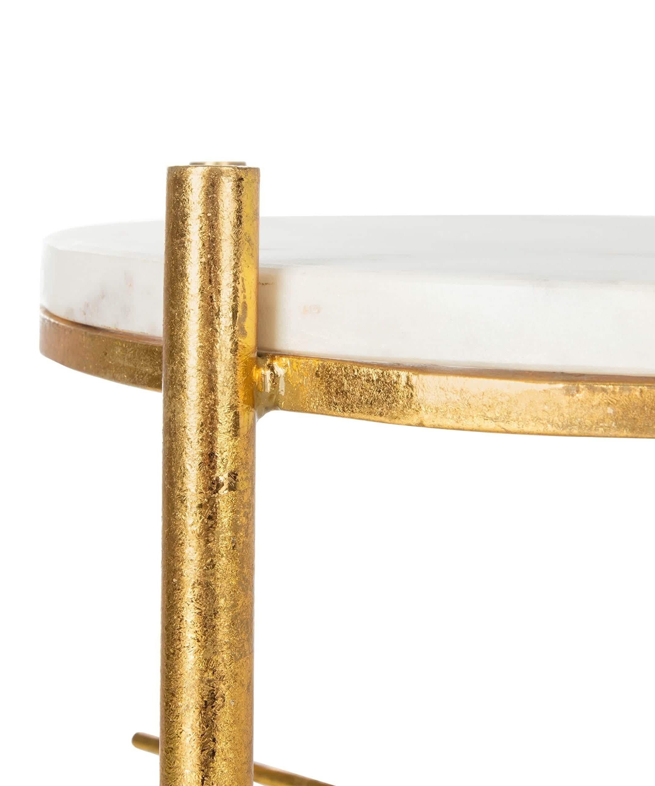 NArt110 - Side table with marble top