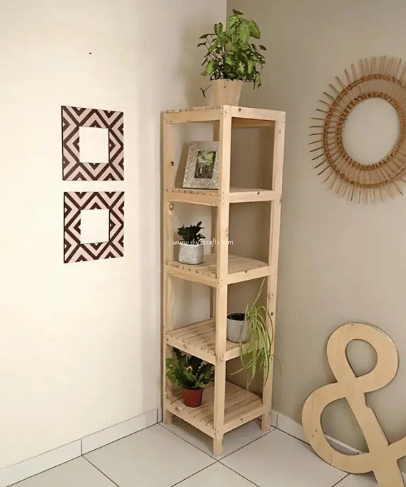 وحدة أرفف خشب موسكي 30*40*155 سم - ROD135 - Homix