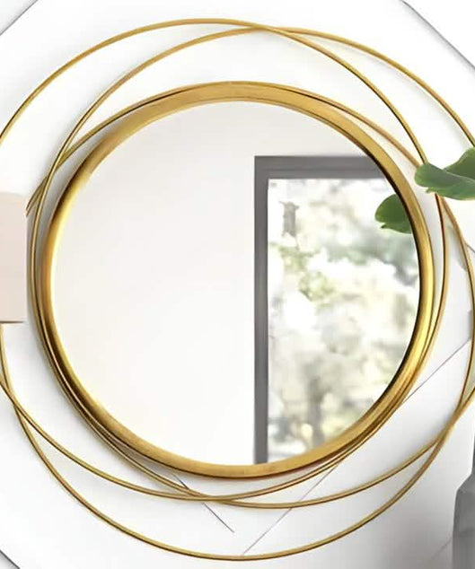 NArt175 - مرايا بإطار ذهبي