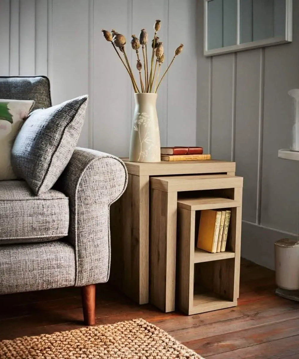 تسوق الأن من هومكس  ثلاث ترابيزات جانبية 35*35*65 سم  - ROD91 بأفضل سعر وأفضل جودة 