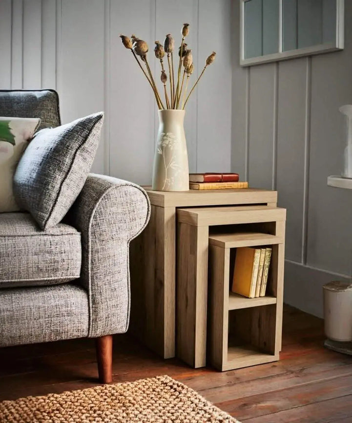 تسوق الأن من هومكس  ثلاث ترابيزات جانبية 35*35*65 سم  - ROD91 بأفضل سعر وأفضل جودة 