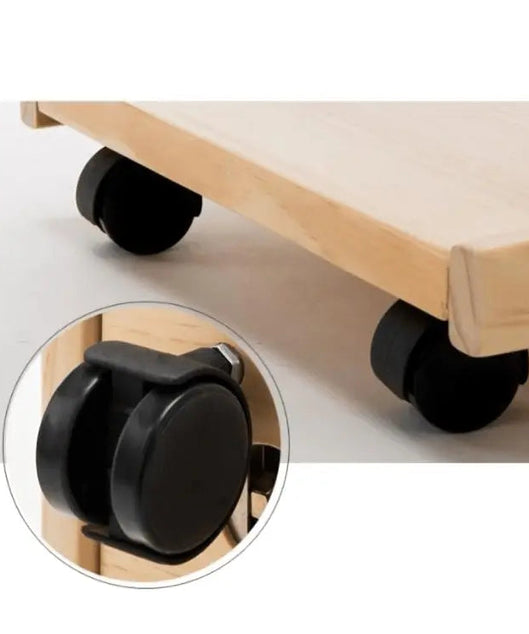 ترابيزة جانبية متحركة 35*40*70 سم - ROD116 - Homix