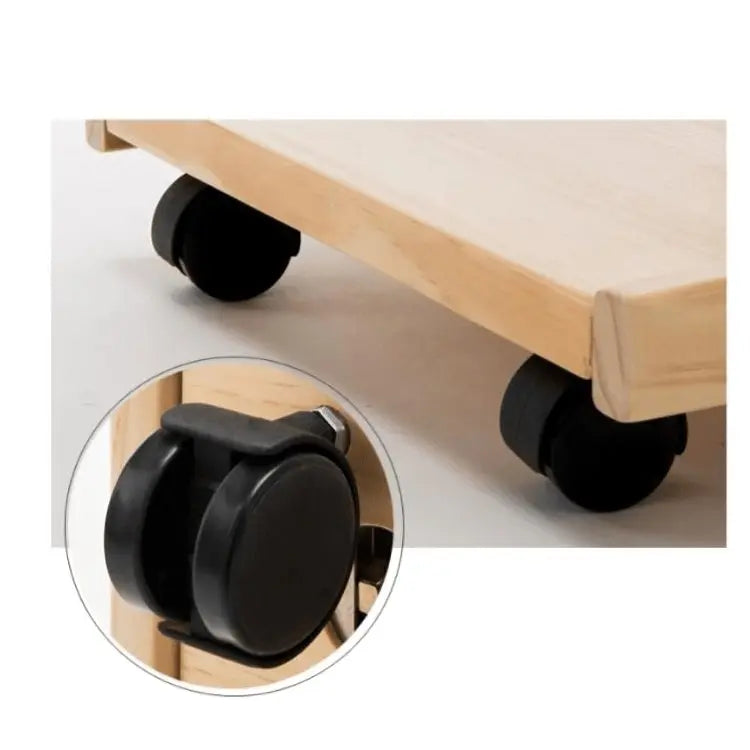 ترابيزة جانبية متحركة 35*40*70 سم - ROD116 - Homix