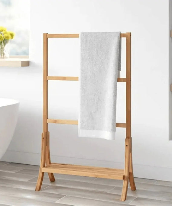 علاقة بأرفف خشب زان 35*75*120 سم - ROD132 - Homix