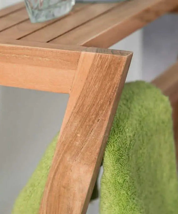 تسوق الأن من هومكس  علاقة مزودة برف خشب موسكي 40*18*90 سم - ROD71 بأفضل سعر وأفضل جودة 