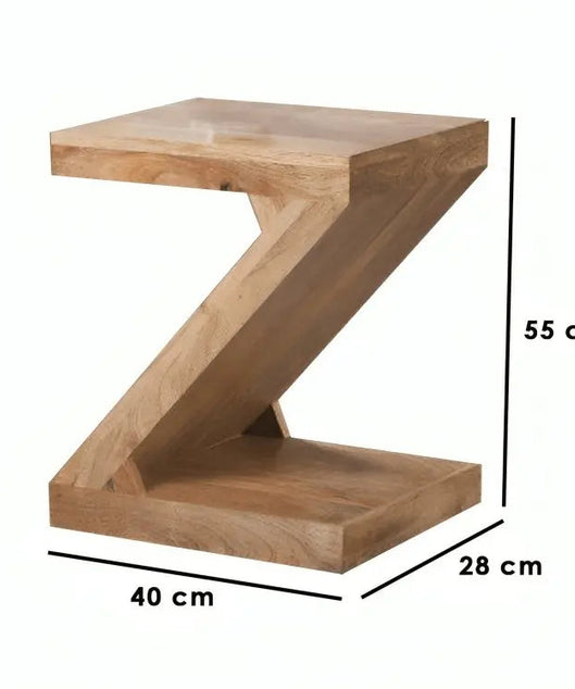 ترابيزة جانبية خشب عزيزي 40*28*55 سم - ROD100 - Homix