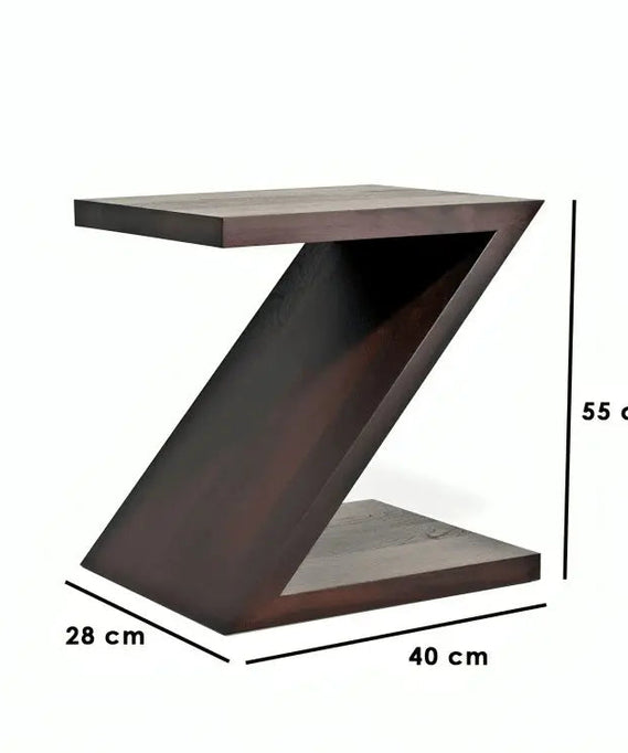 ترابيزة جانبية خشب عزيزي 40*28*55 سم - ROD101 - Homix