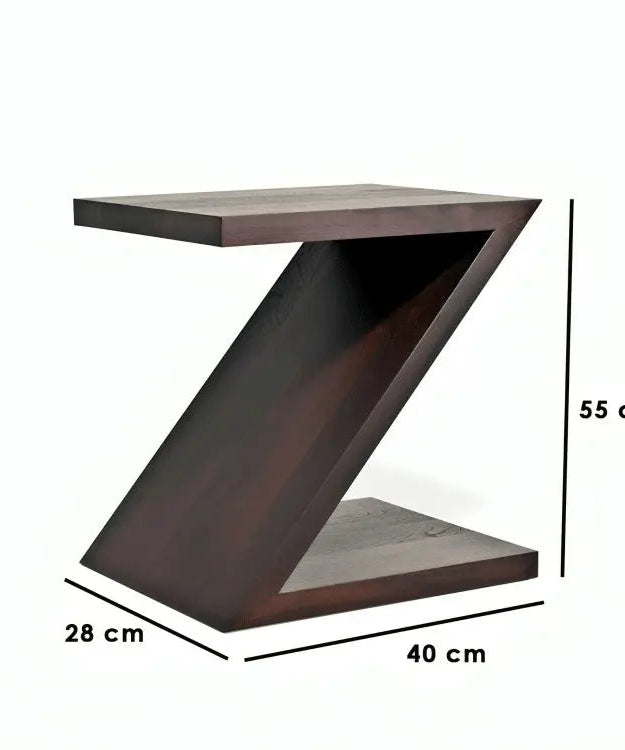 ترابيزة جانبية خشب عزيزي 40*28*55 سم - ROD101 - Homix