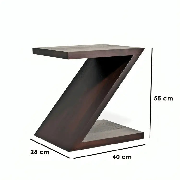 ترابيزة جانبية خشب عزيزي 40*28*55 سم - ROD101 - Homix