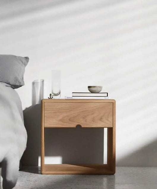 كومود خشب سويد طبيعي 40*29*50 سم - ROD269 - Homix