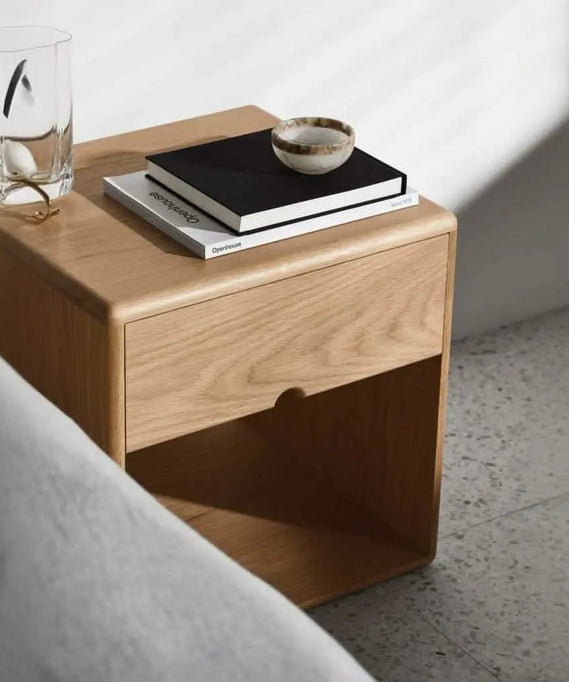 كومود خشب سويد طبيعي 40*29*50 سم - ROD269 - Homix