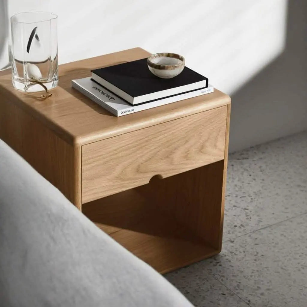 كومود خشب سويد طبيعي 40*29*50 سم - ROD269 - Homix