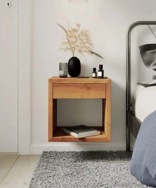 تسوق الأن من هومكس  كومود خشبي معلق 40*29*55 سم - ROD261 بأفضل سعر وأفضل جودة 