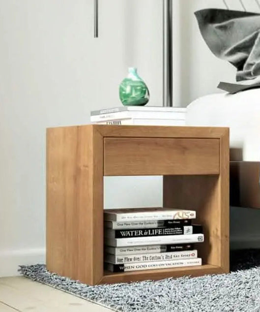 تسوق الأن من هومكس  كومود خشبي معلق 40*29*55 سم - ROD261 بأفضل سعر وأفضل جودة 