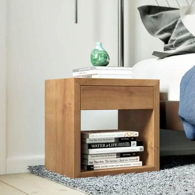 تسوق الأن من هومكس  كومود خشبي معلق 40*29*55 سم - ROD261 بأفضل سعر وأفضل جودة 