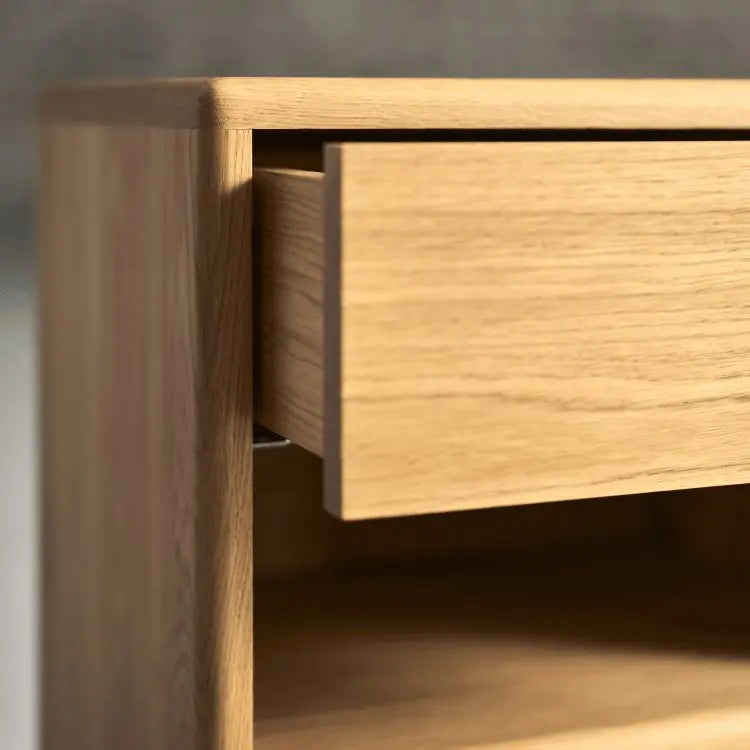 كومود خشب سويد طبيعي 40*29*60 سم - ROD268 - Homix