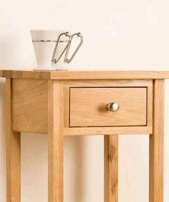 كومود خشب سويد طبيعي 40*29*70 سم - ROD249 - Homix