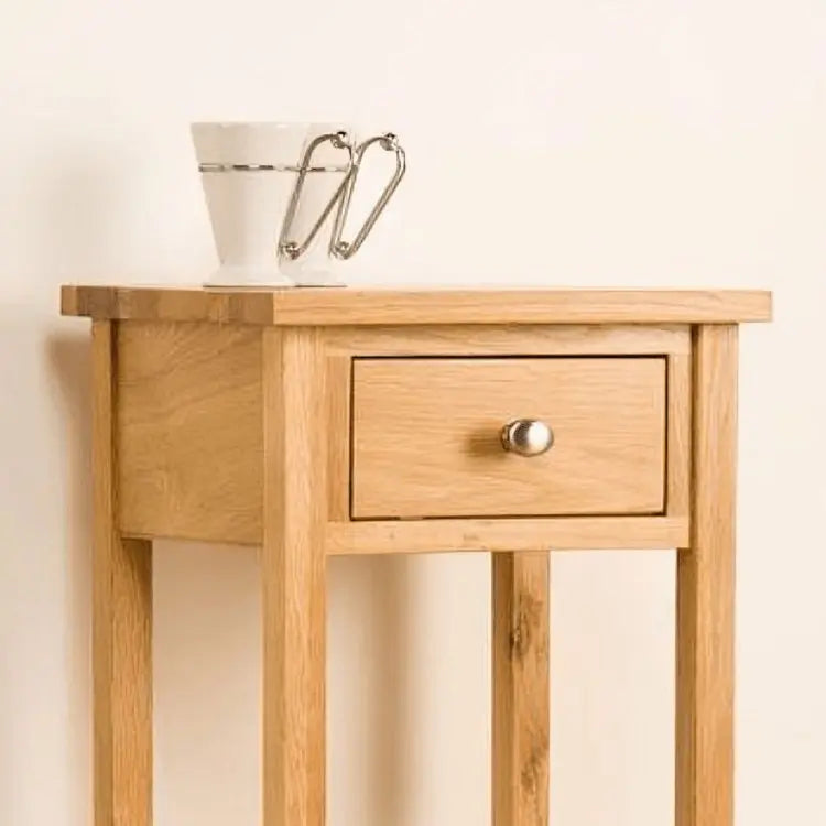 كومود خشب سويد طبيعي 40*29*70 سم - ROD249 - Homix