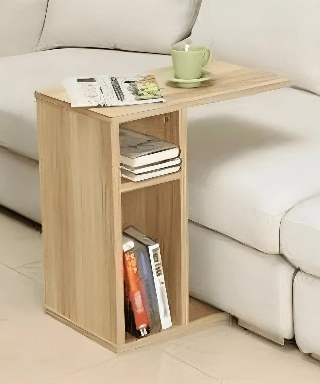 ترابيزة جانبية خشب عزيزي 40*30*50 سم - ROD102 - Homix