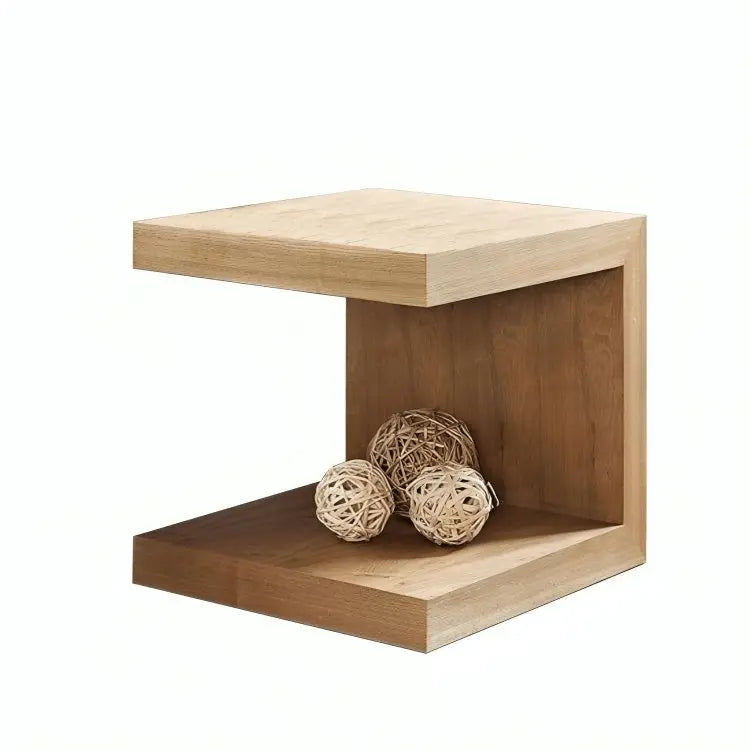 ترابيزة جانبية خشب موسكي 40*40*40 سم - ROD111 - Homix