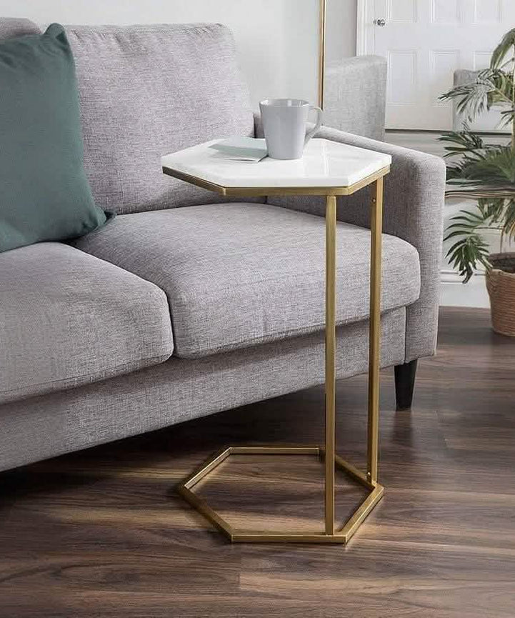 NArt117 - ترابيزة جانبية بسطح رخام