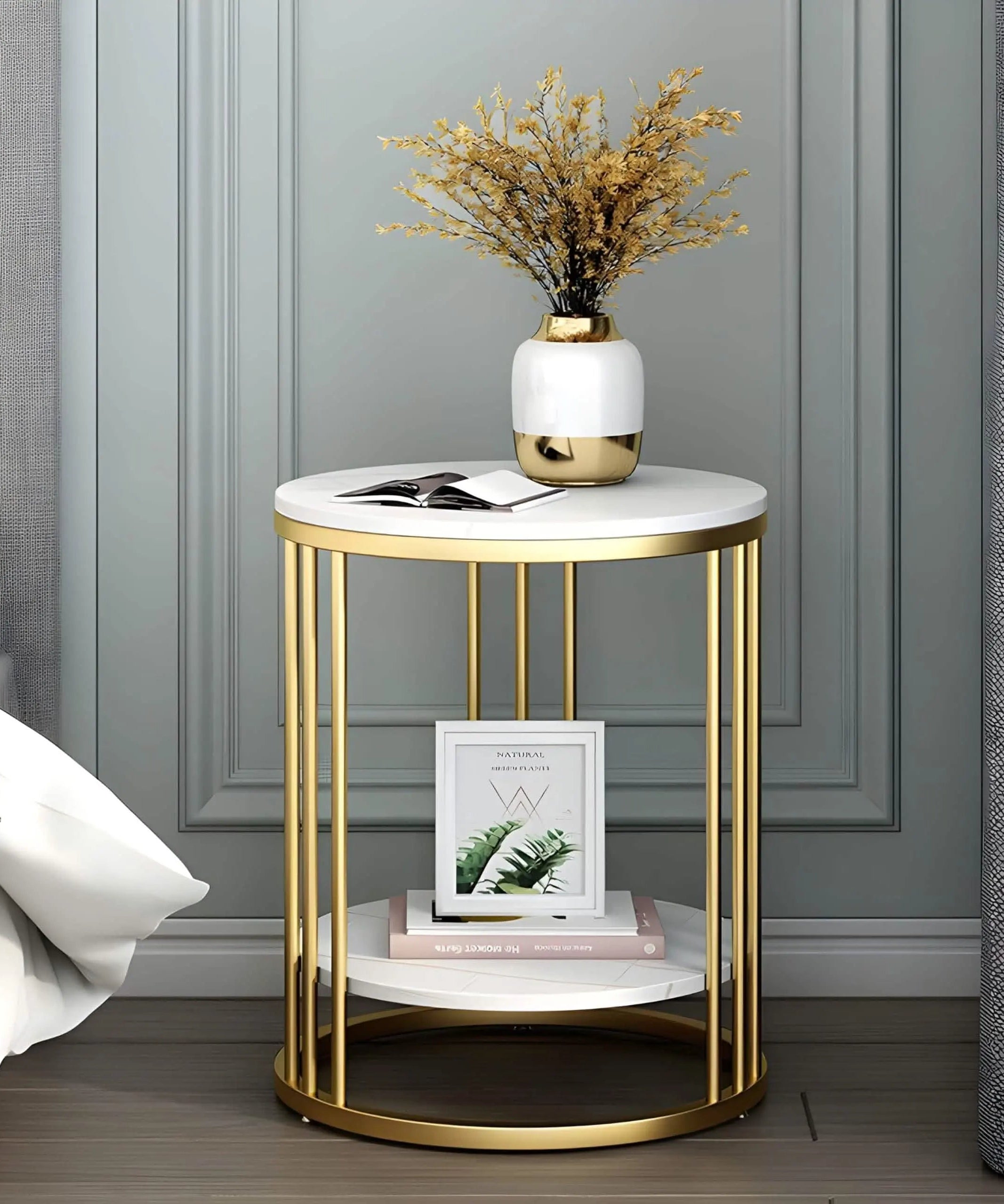 NArt78 - Metal Side Table