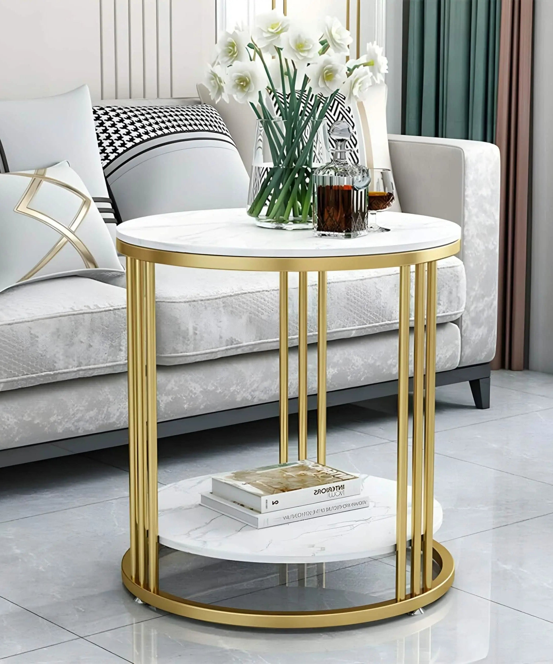 NArt78 - Metal Side Table