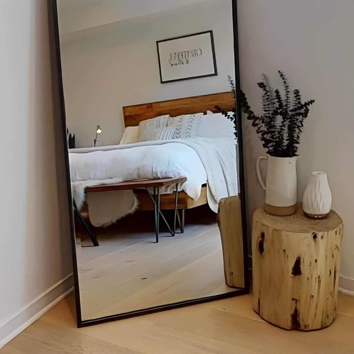 NArt163 - مرايا بإطار أسود