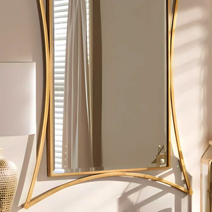 NArt179- مرايا بإطار ذهبي