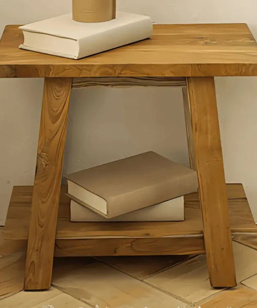 كومود خشب سويد طبيعي 43*29*55 سم - ROD246 - Homix