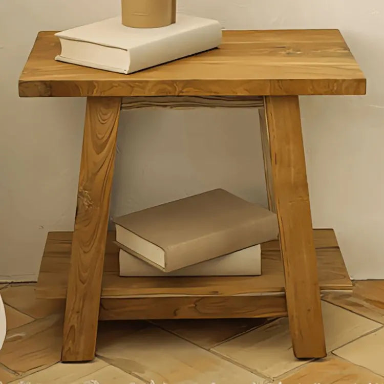 كومود خشب سويد طبيعي 43*29*55 سم - ROD246 - Homix