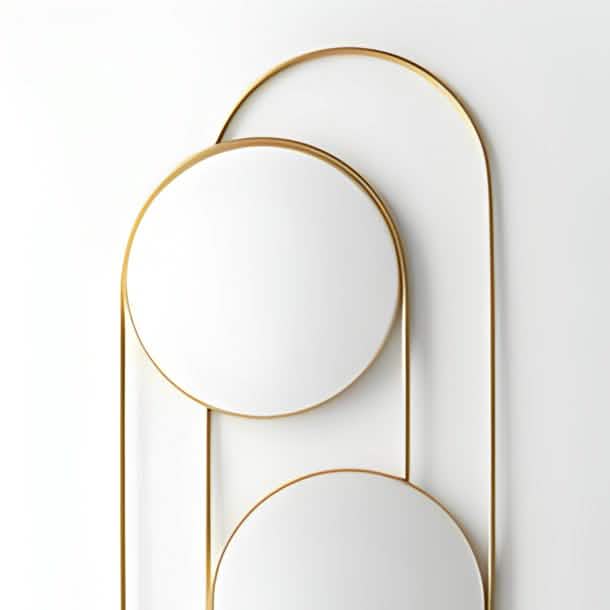 NArt173 - مرايا بإطار ذهبي