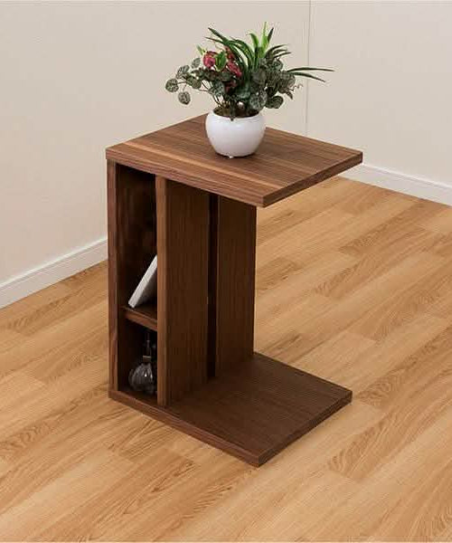 تسوق الأن من هومكس  ترابيزة جانبية بني 45*35*60 سم - ROD230 بأفضل سعر وأفضل جودة 