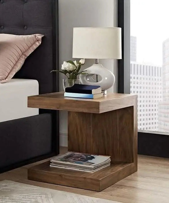 تسوق الأن من هومكس  ترابيزة جانبية 45*45*45 سم - ROD232 بأفضل سعر وأفضل جودة 