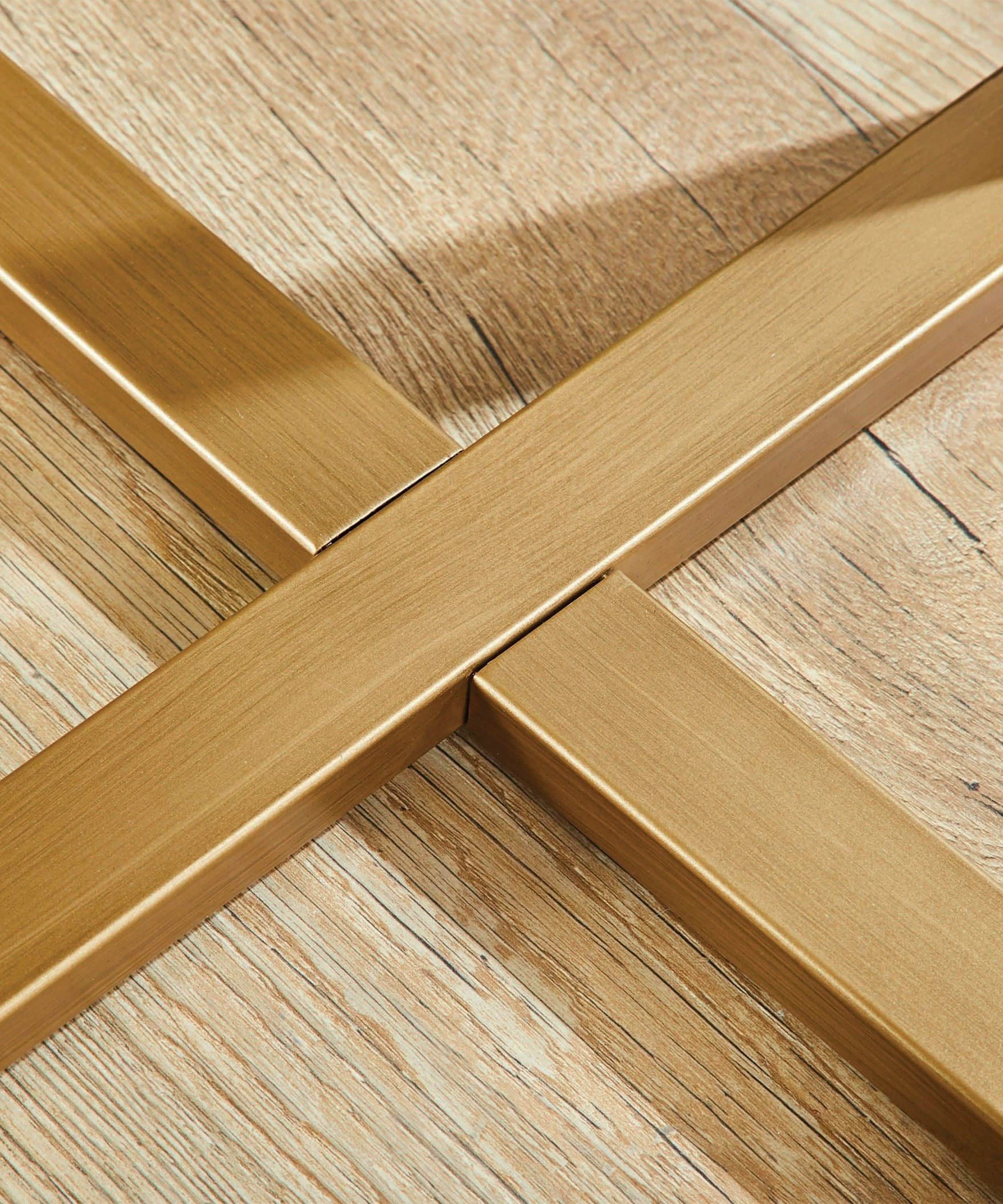 NArt121 - ترابيزة جانبية معدن بسطح رخام