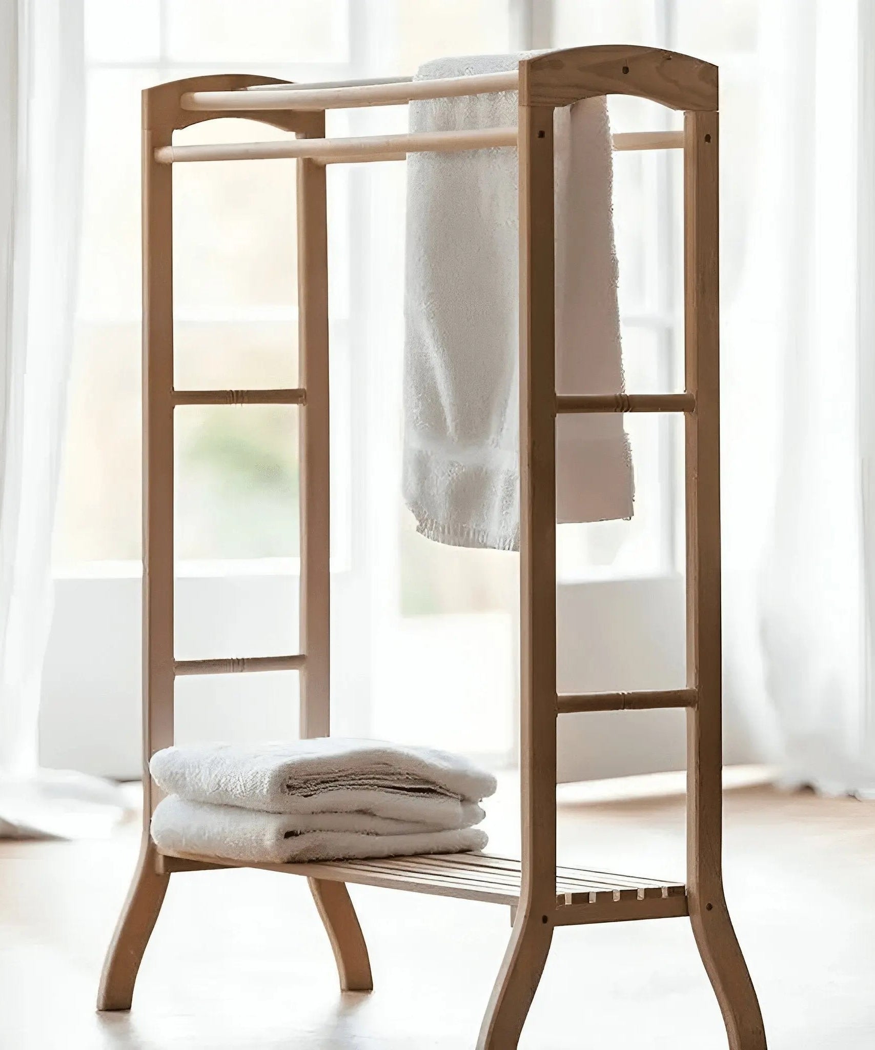 علاقة برف خشب عزيزي 45*80*120 سم - ROD128 - Homix