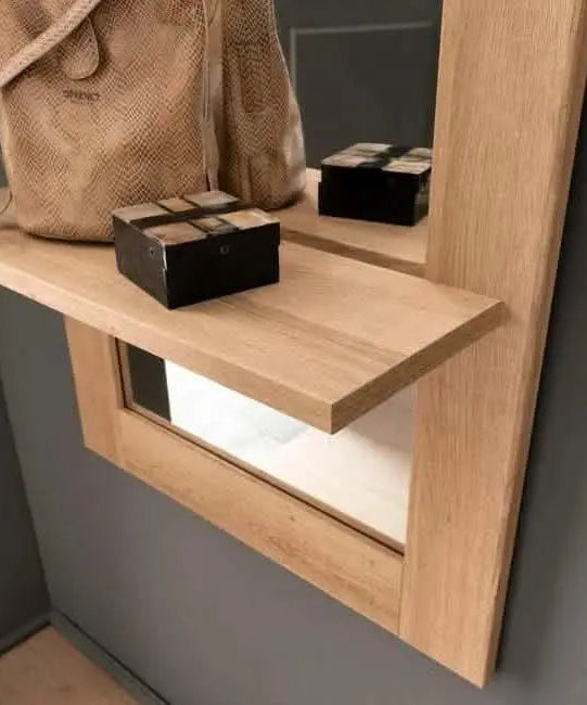 تسوق الأن من هومكس  مرايا حائط برف خشب موسكي 47*12*125 سم - ROD151 بأفضل سعر وأفضل جودة 