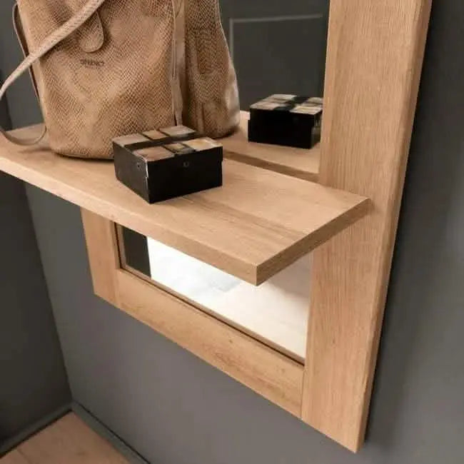 تسوق الأن من هومكس  مرايا حائط برف خشب موسكي 47*12*125 سم - ROD151 بأفضل سعر وأفضل جودة 