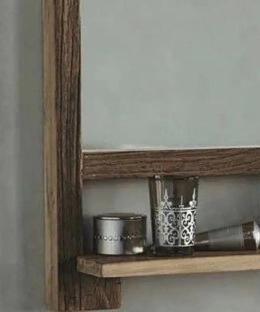 مرايا حمام خشب موسكي 50*11*75 سم - ROD40 - Homix