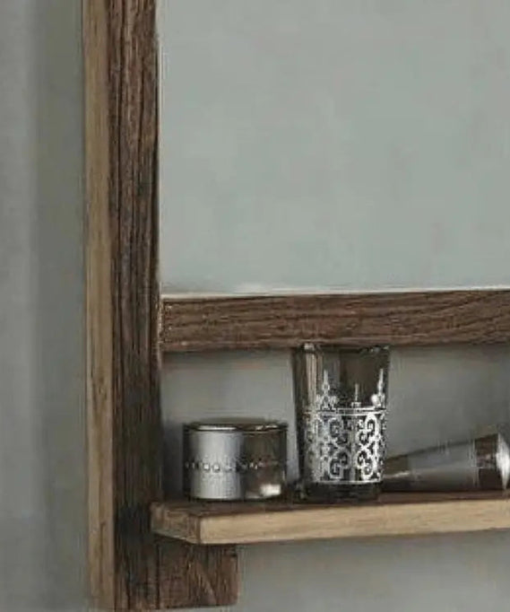 مرايا حمام خشب موسكي 50*11*75 سم - ROD40 - Homix