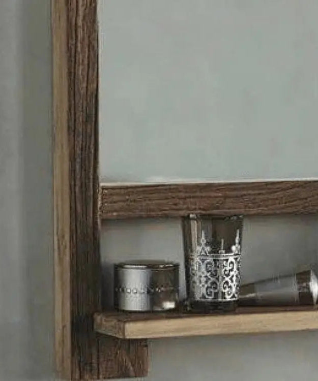 مرايا حمام خشب موسكي 50*11*75 سم - ROD40 - Homix