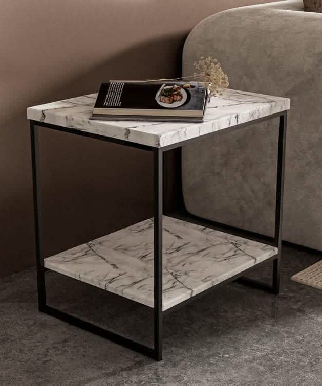 NArt8 - Side table with shelf