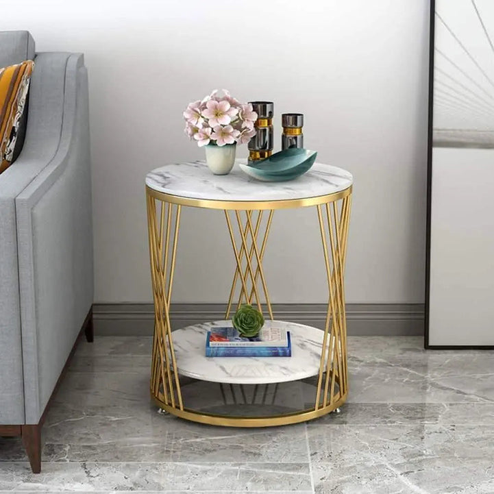 NArt44 - Side table with shelf